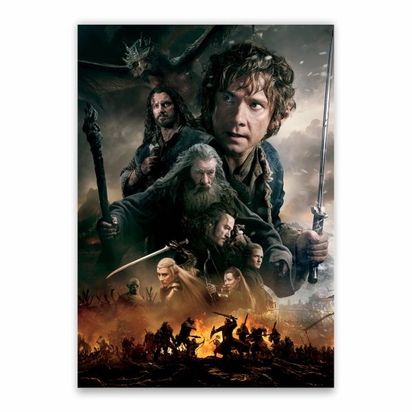 The Battle Of The Five Armies Collage Poster - A1