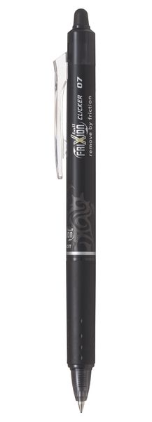 Pilot Frixion Ball Clicker 0.7mm Erasable box of 12 - Black