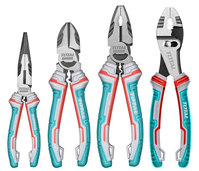 Total Tools 4 Piece Plier Set - High Leverage