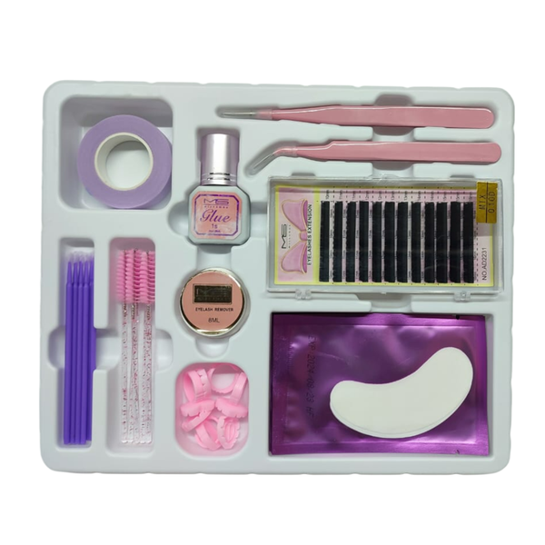 Eyelash Extension Practise Kit 31pcs for Beginner Makeup Training
