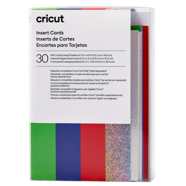 Cricut Insert Cards Rainbow R40 12.1 Cm X 16.8 Cm 30 Pack