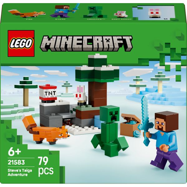 LEGO® Minecraft® Steve’s Taiga Adventure Gamer Gift 21583