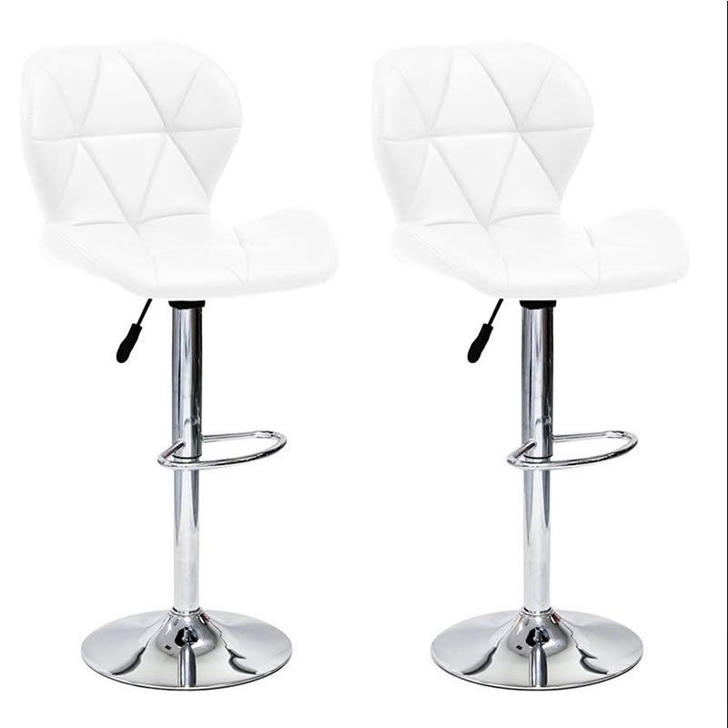 Diamond Padded Bar Kitchen Stool Chairs Set of 2 Buy Online in