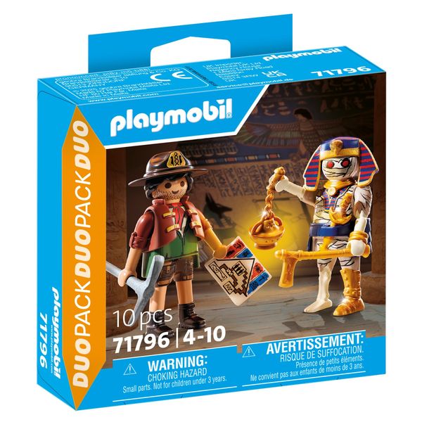 Playmobil Treasure Hunter and Mummy - 10 Piece