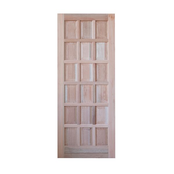 Meranti 18 Panel Exterior Door