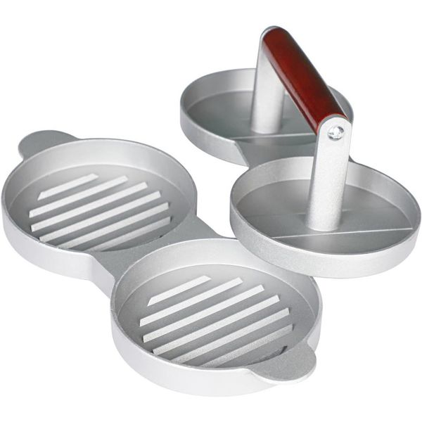 Burger Press with Wood Handle, Hamburger Press Kitchen Meat Presser