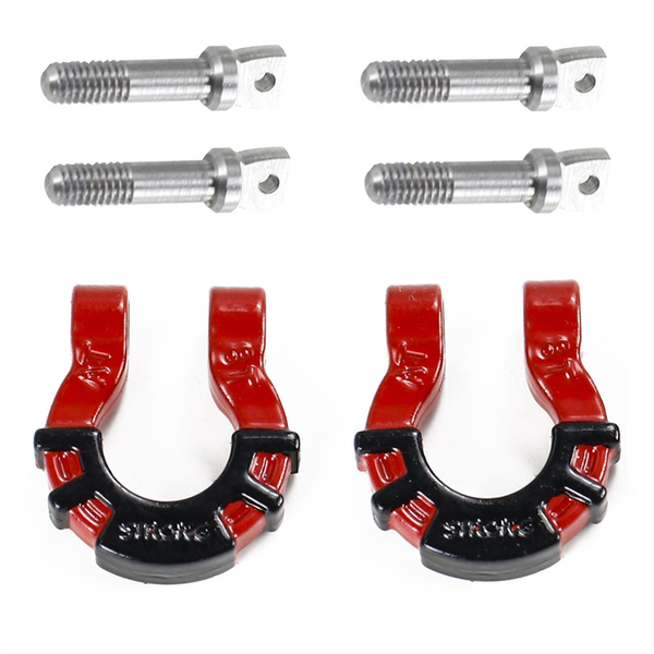 Red 1/81/10 Climbing Car Front Bumper U-Shaped Buckle Rescue Buckle