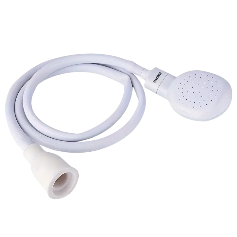 Enova Portable Sink Faucet Shower Head Attachment for Hair Washing - White