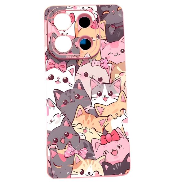 Cute Pink Cat Design phone cover compatible with Samsung Galaxy A53 5G