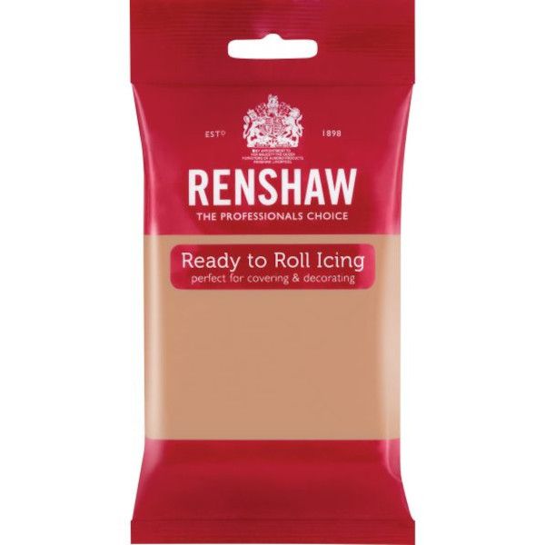 Renshaw Ready To Roll Icing Fondant Cake Regalice Sugarpaste 250g - Skin Tone