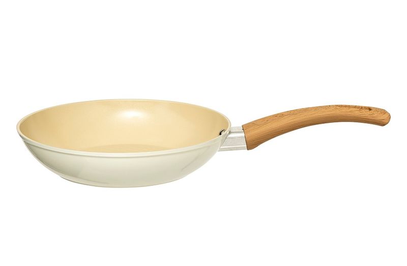 5five Recycled Aluminium Non-Stick Frying Pan 20cm 800ml - Cream