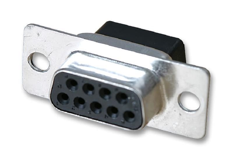 Amp (205203-3) D Sub Connector Housing, 9 Ways, D Sub