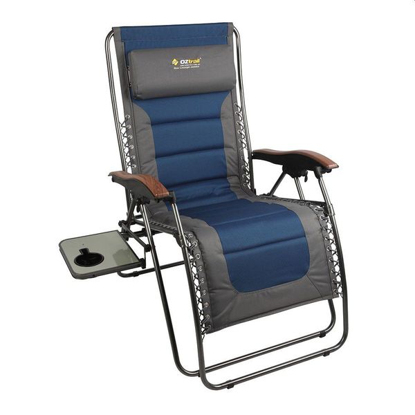 OZtrail Sun Lounge Jumbo Deluxe Lounger 150kg