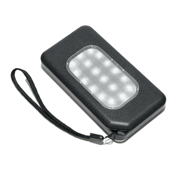 KM-K35 12000 mAH Mobile Power Bank with 18 LED Latern Torch