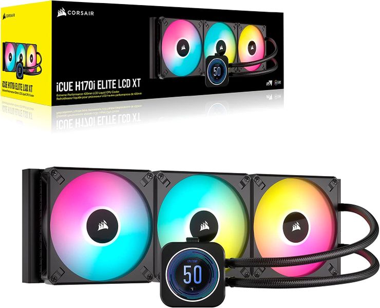 Corsair iCUE H170i ELITE LCD Display Liquid CPU Cooler -
