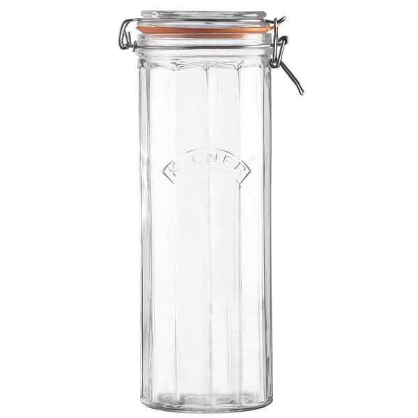 Kilner Facetted Clip Top Jar 2200ml