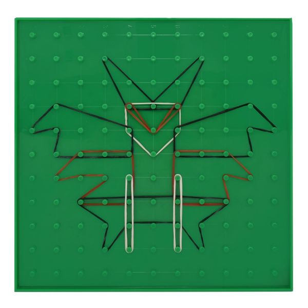 EDX Education Geoboard 7 x 7 Pin 24 Colour - 1 Piece