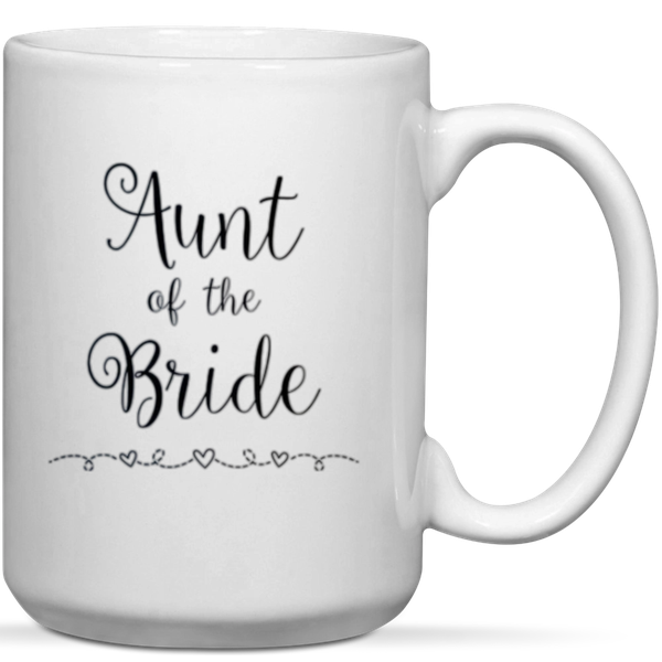 Aunt Of The Bride Wedding Gift Mug