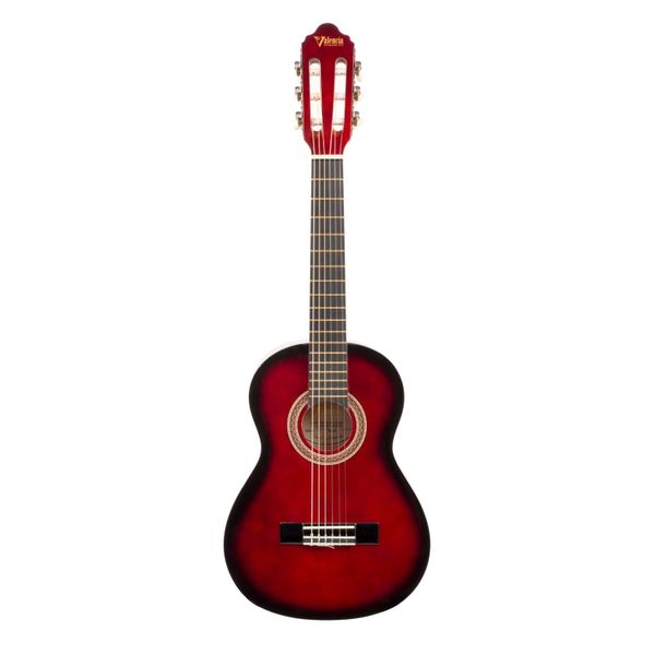 Valencia Classical Guitar - 1/4 Size in Trans Red