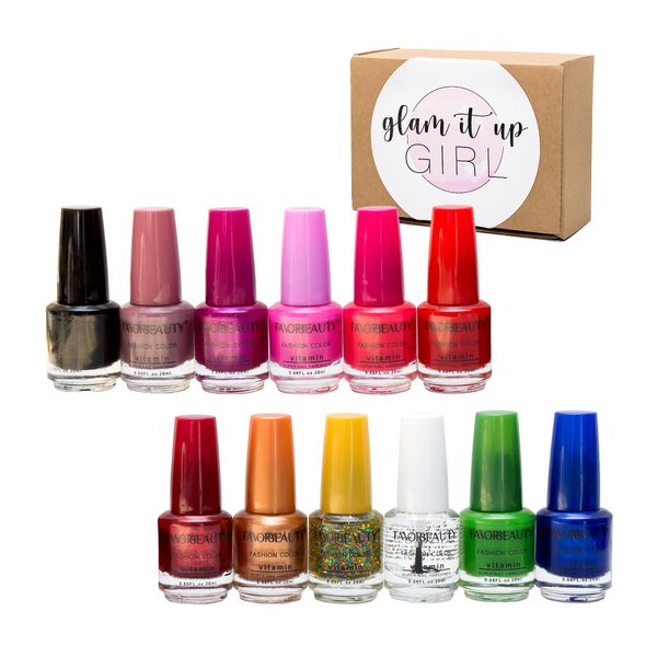 Glam It Up Girl/ Nail Polish - set of 12