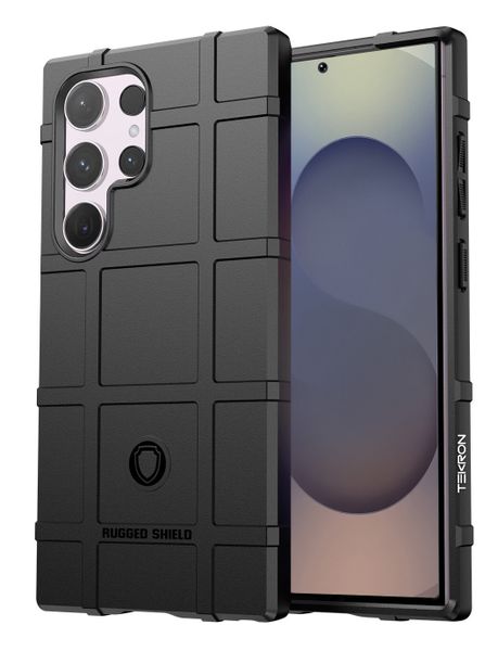 TEKRON Shockproof Rugged Shield Cover Designed for Samsung Galaxy S25 Ultra