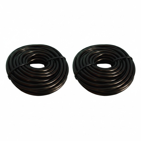 3 Core Black Electrical Cable 10m 1.0mm Durable Wiring - 2 Pack