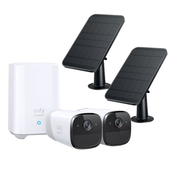 Eufy Security EufyCam 2 Pro Kit + 2 x Solar Panel Charger - Bundle