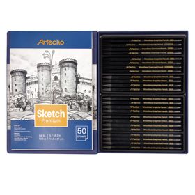 ARTEZA Soft Pastels pour l'Art, Ensemble de 72 Pastels Craies, 1 Blanc