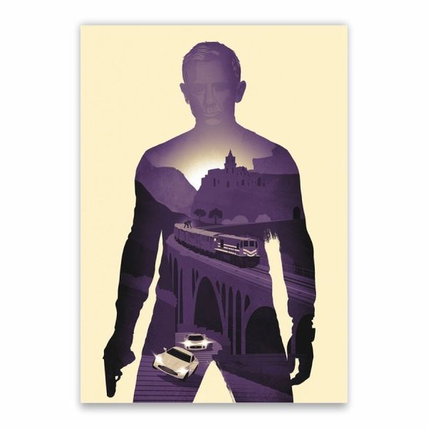 James Bond Silhouette - A1 Poster