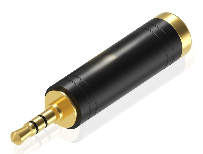 3.5mm Male to 1/4'' Female Stereo Pure Copper Headphone Adapter