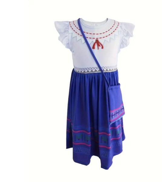 Encanto Luisa Costume with bag