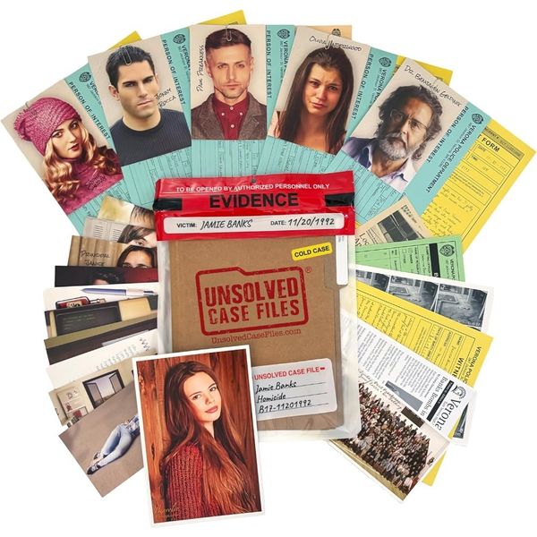 UNSOLVED CASE FILES | Banks, Jamie - Cold Case Murder Mystery Game