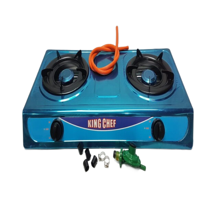 King Chef 2 Burner Stainless Steel Gas Stove Shop Today. Get it