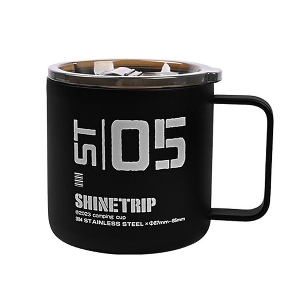 Camping Coffee Mug Double Wall Stainless Steel Cup