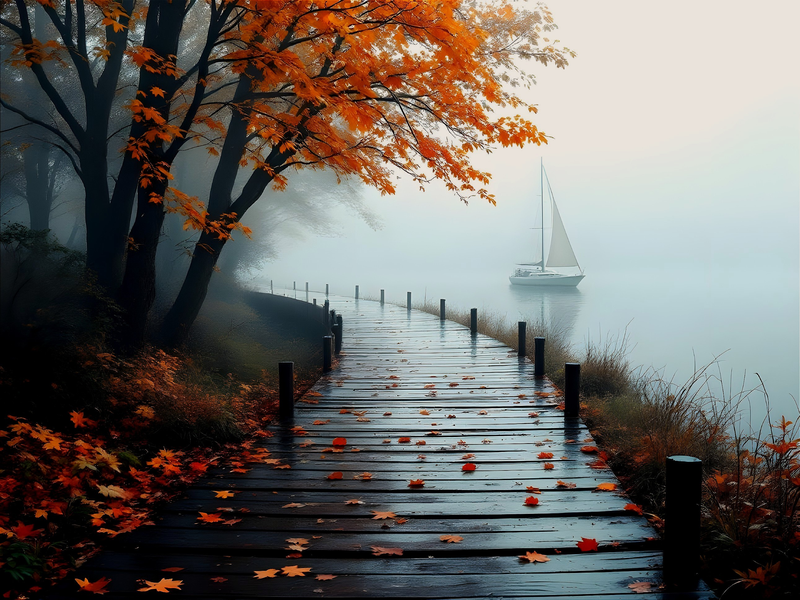 Canvas Wall Art Home Decor - Beautiful Pathway