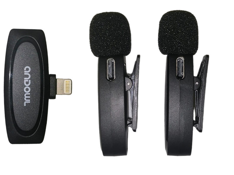 Wireless IOS Dual Microphone 2.4G - Lightning
