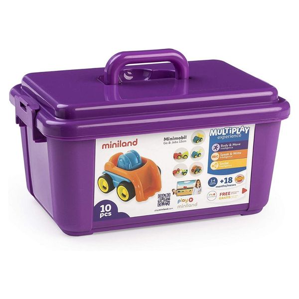 Miniland Minimobil Go &amp; Jobs (12cm Vehicles)