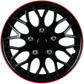 4in1 Universal R13'' Inch Car Wheel Cover Tyre Center Hub Cap Steel Rim (Wira New Design