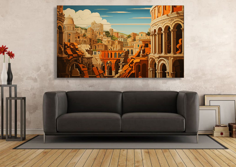 Canvas Wall Art - Roman Rhapsody - HC1251