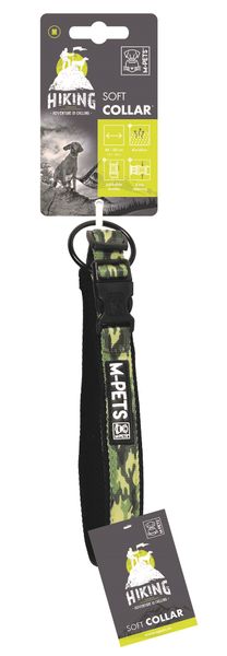 M-Pets Soft Hiking Dog Collar - Medium (Camouflage)