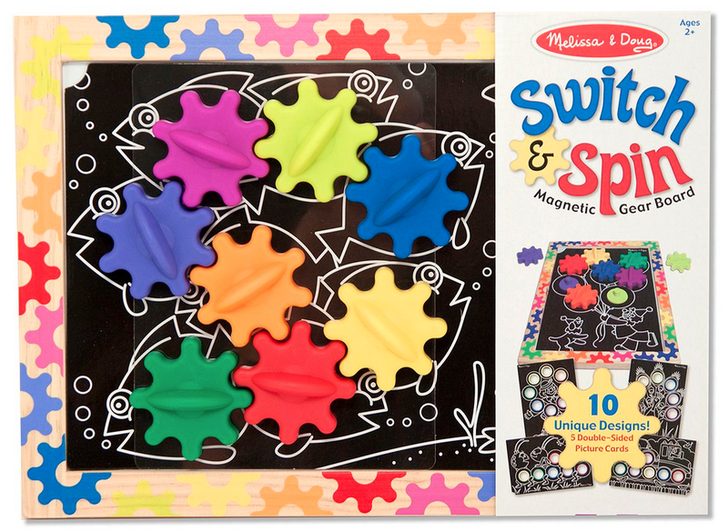 Melissa &amp; Doug Switch &amp; Spin Magnetic Gear Board