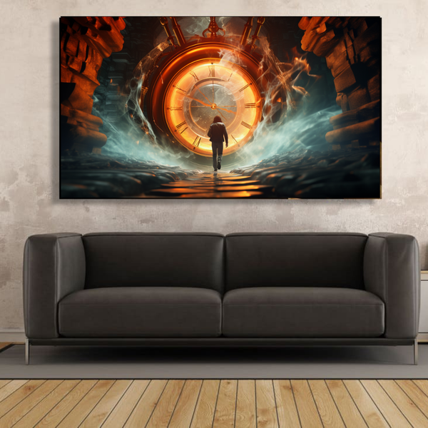 Canvas Wall Art - Bottle Spinning Abstract - IM0082