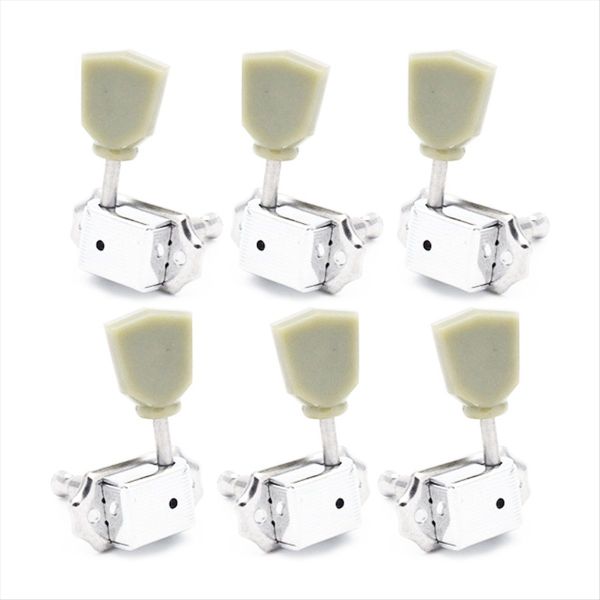 6Pcs Vintage Style Guitar Tuning Pegs Tuners 3L3R Compatible with Guitar Pa