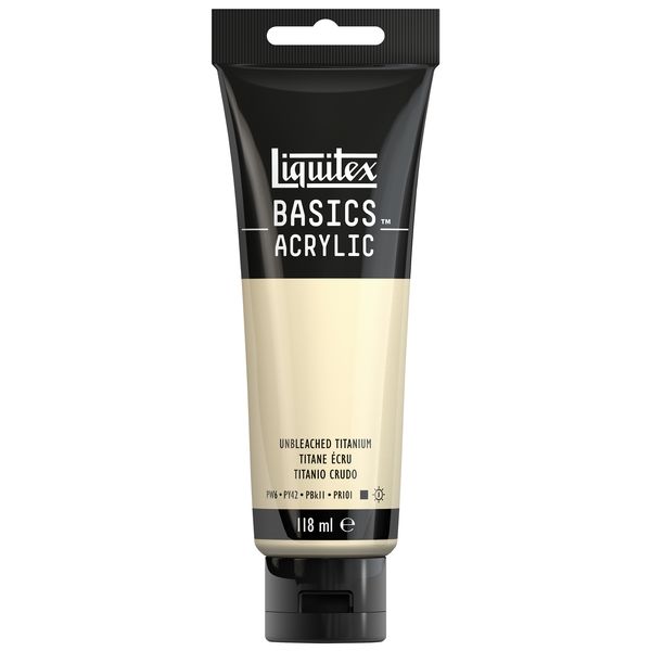 Liquitex Basics Acrylic Colour 118ml Tube - Unbleached Titanium