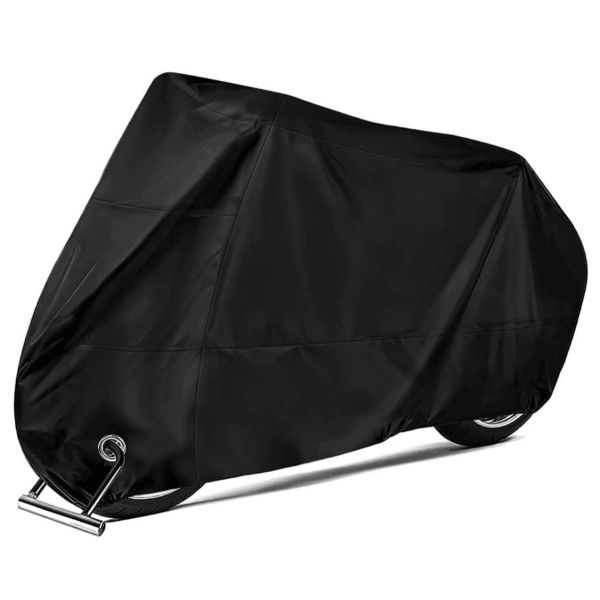Bike Cover for 1 Bike, 190T Heavy Duty Waterproof Bicycle Covers - Black