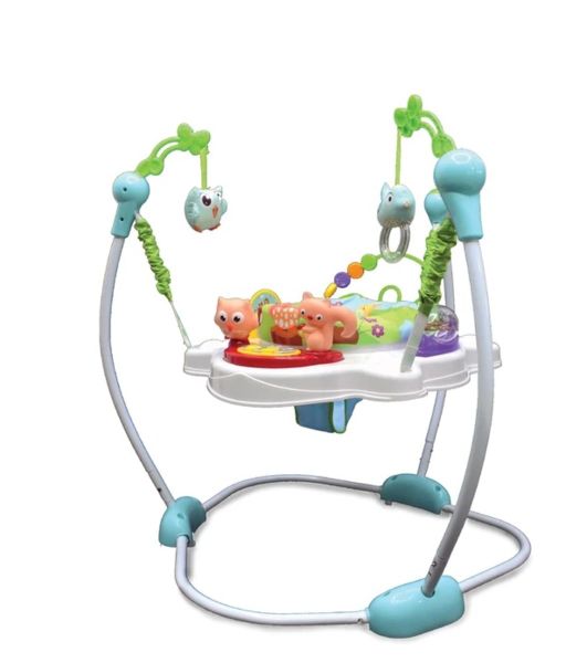 Baby Bouncing Chair with 360 Degree Rotatable Seat Unit - Blue