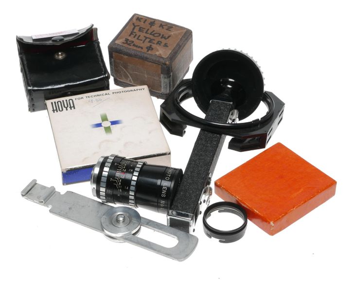 Vintage camera filters and adapter accessories