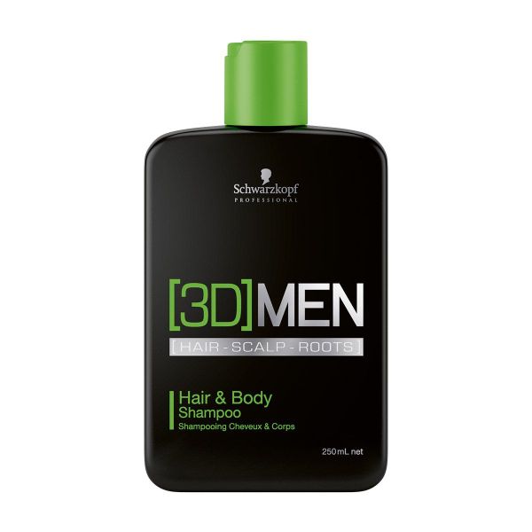 Schwarzkopf Professional 3D Men Hair &amp; Body Shampoo - 1x 250ml