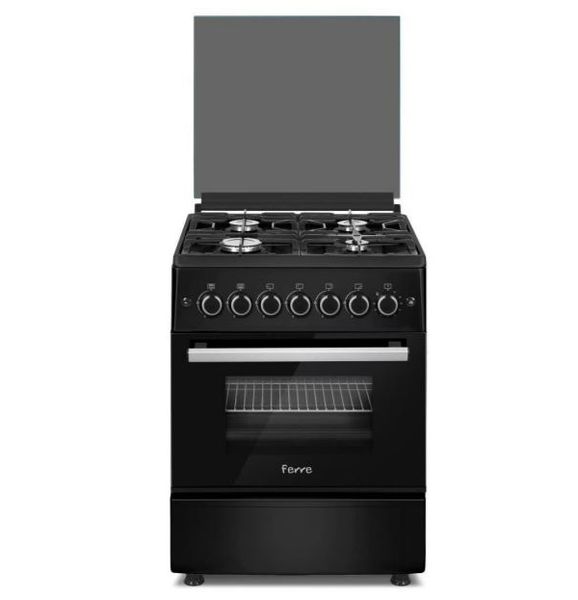 Ferre - 60x60 Free Standing Gas Cooker - Black