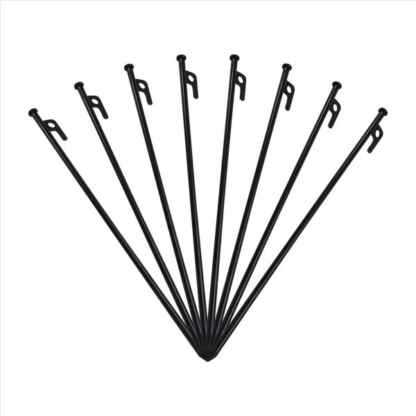 8 Pack Tent Stakes Heavy Duty Metal Tent Pegs for Camping Steel Tent Stakes